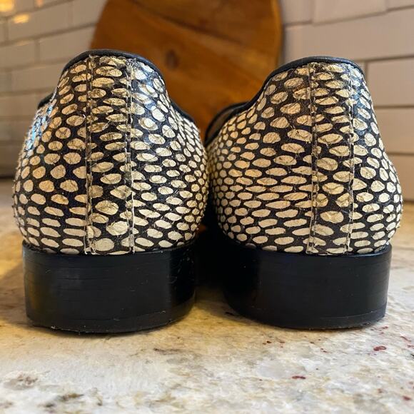 Tory Burch $300 King Cobra Pascal Smoking Pointed slip on Loafers Size 8 - Picture 5 of 13